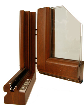 Ventanas de madera nuevas kit